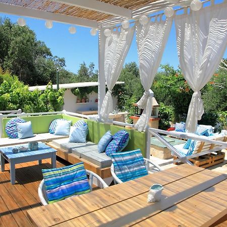 Blue Sky Cottage, Kanouli Beach Halikounas Exterior foto