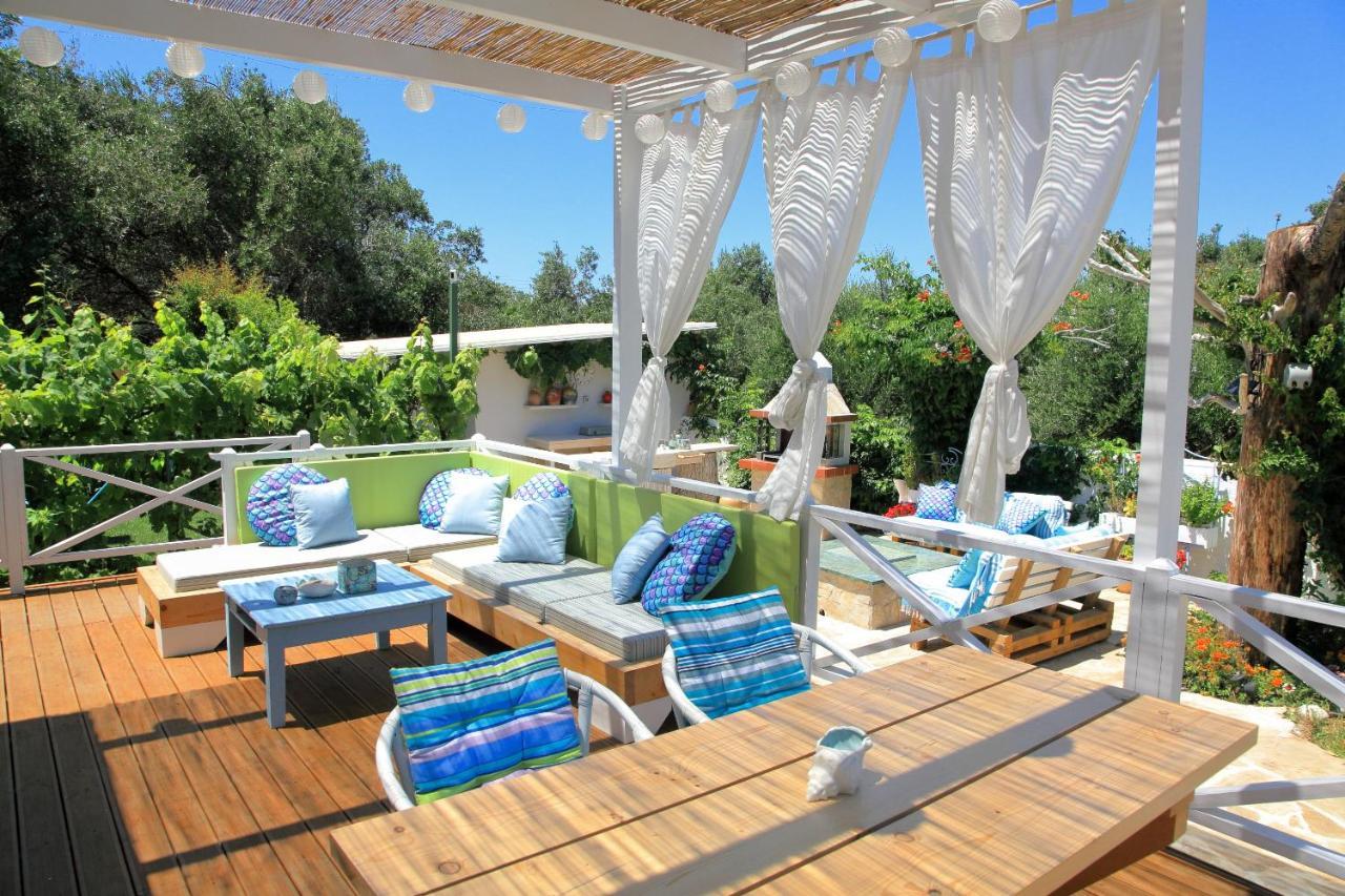 Blue Sky Cottage, Kanouli Beach Halikounas Exterior foto